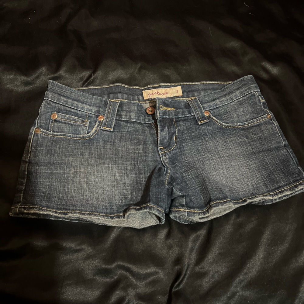 Denim shorts